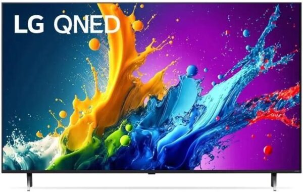 Телевизор QNED 50" LG 4K 50QNED80T6A.ARUG черный 4K UHD SmartTV безрамочный