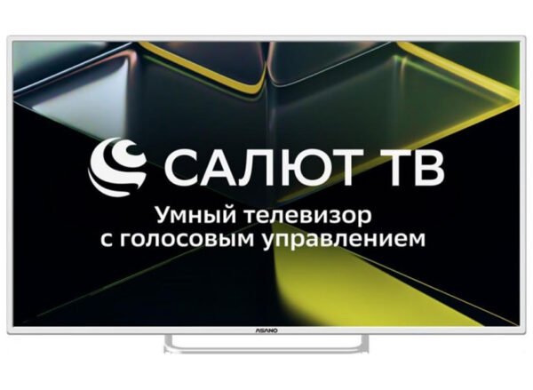 Телевизор LED 55" Asano 55LU5011T белый SmartTV СалютТВ