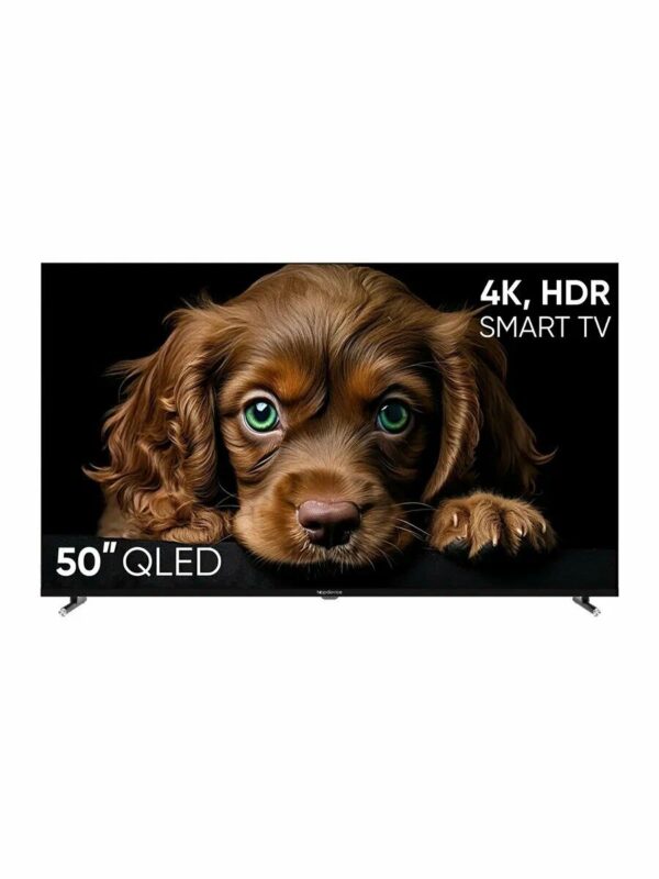 Телевизор QLED 50" Topdevice TDTV50DQ08U_BK черный SmartTV