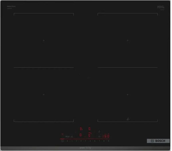 Индукционная варочная панель Bosch PVQ631HC1E черный