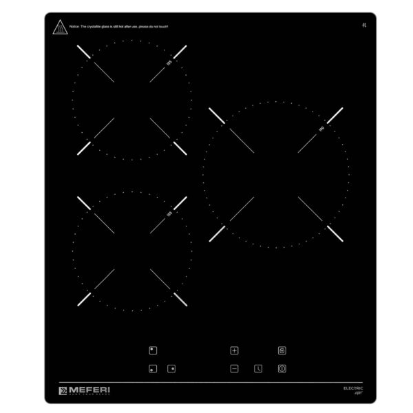 Электрическая варочная панель Meferi MEH453BK LIGHT черный