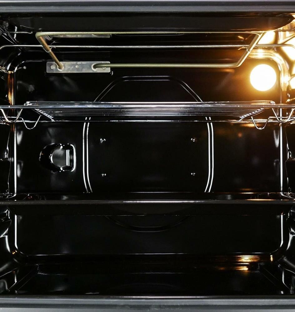 LEX Духовой шкаф электрический EDM 040 BBL, 62л, 59.5 х 53 х 59.5 см, дверца с 2 стеклами, черный — изображение 2