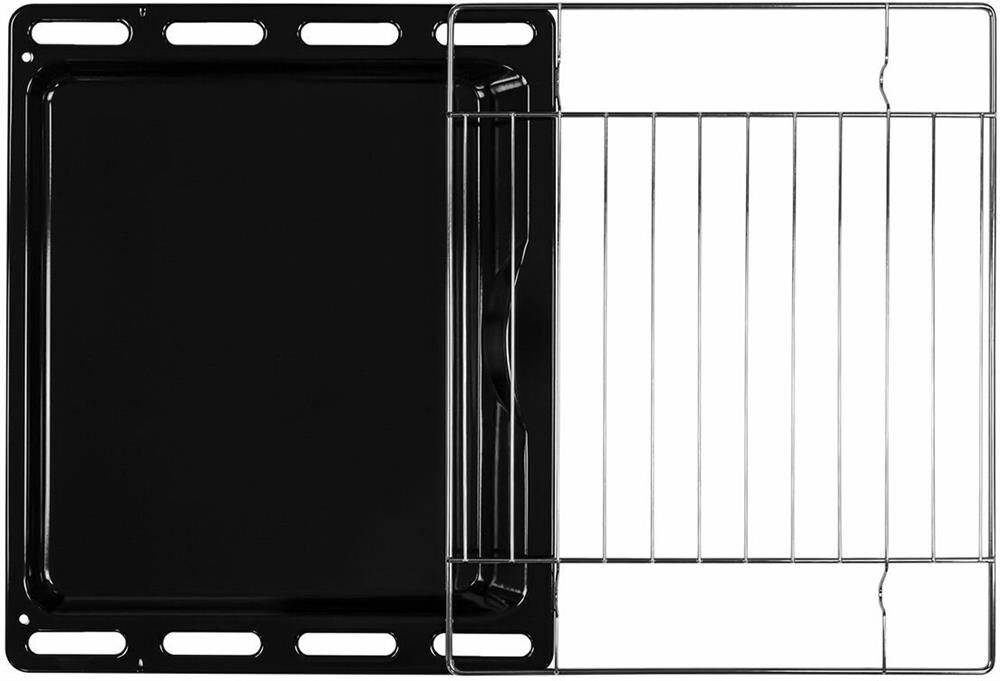 LEX Духовой шкаф электрический EDS 101 GR, 61л, 59.5 х 53 х 59.5 см, дверца с 3 стеклами, серый — изображение 4
