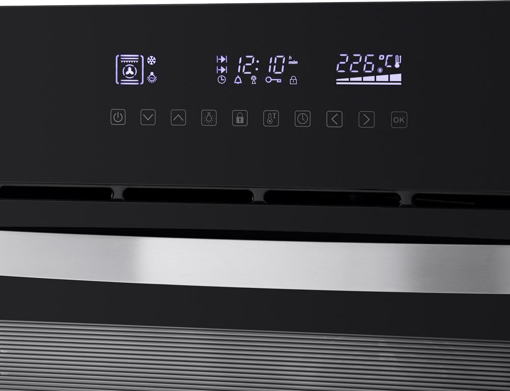 MAUNFELD Духовой шкаф электрический EOEH.5811B, 59л, 59.5 х 53.4 х 59.5 см, дверца с 2 стеклами, чер — изображение 5