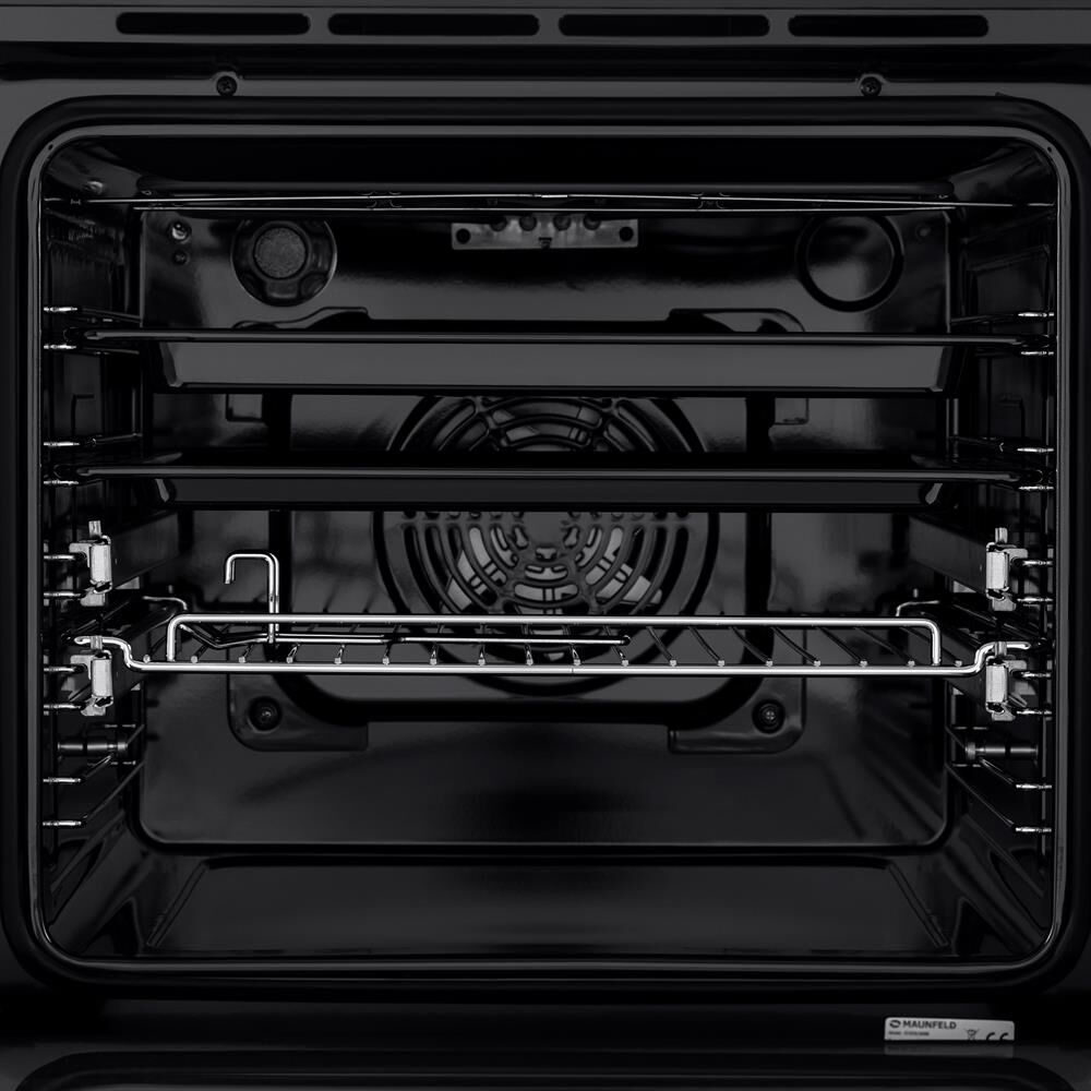 MAUNFELD Духовой шкаф электрический EOEH.5811B, 59л, 59.5 х 53.4 х 59.5 см, дверца с 2 стеклами, чер — изображение 9