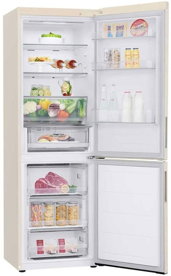 LG GC-B459AEMW 344л, бежевый — изображение 6