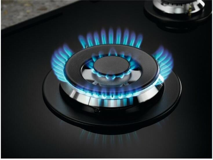 ELECTROLUX Газовая варочная панель KGG75362K, 5 конфорок, закаленное стекло, черный — изображение 4