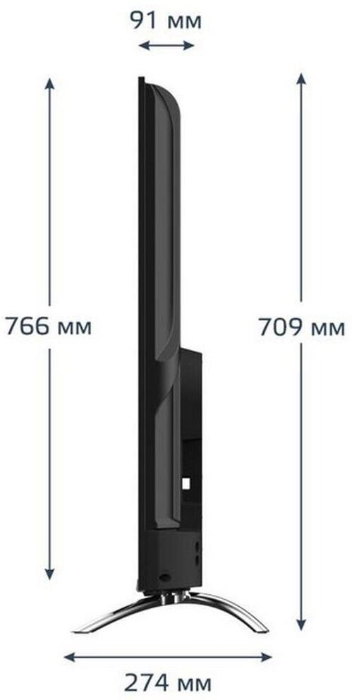 HARPER 55Q850TS QLED UHD 4K SMART TV безрамочный — изображение 4