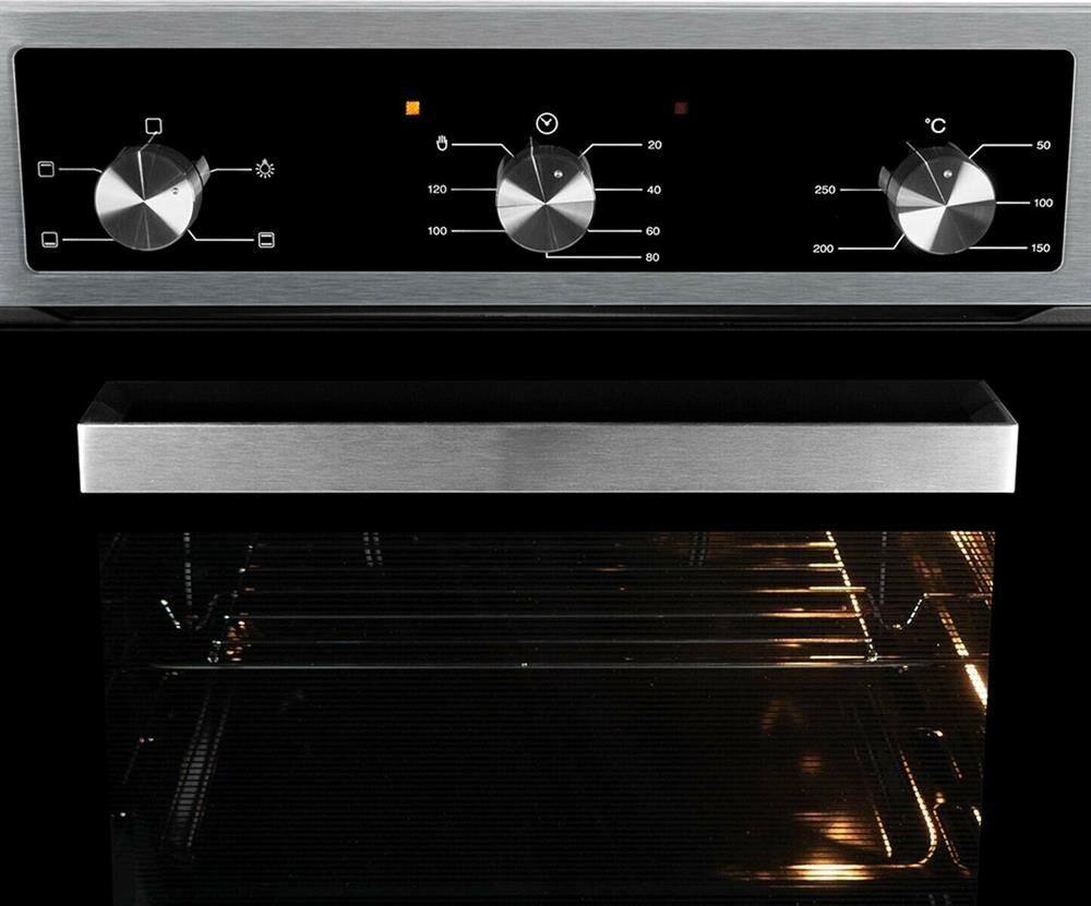 LEX Духовой шкаф электрический EDM 042 IX, 62л, 59.5 х 53 х 59.5 см, дверца с 2 стеклами, нержавеюща — изображение 5