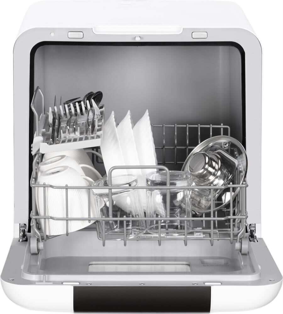 WEISSGAUFF Посудомоечная машина TDW 4037 D, компактная, настольная, 42см, загрузка 3 комплектов, бел — изображение 5
