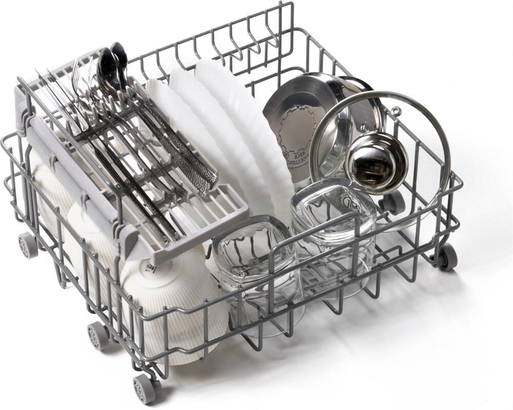 WEISSGAUFF Посудомоечная машина TDW 4037 D, компактная, настольная, 42см, загрузка 3 комплектов, бел — изображение 7