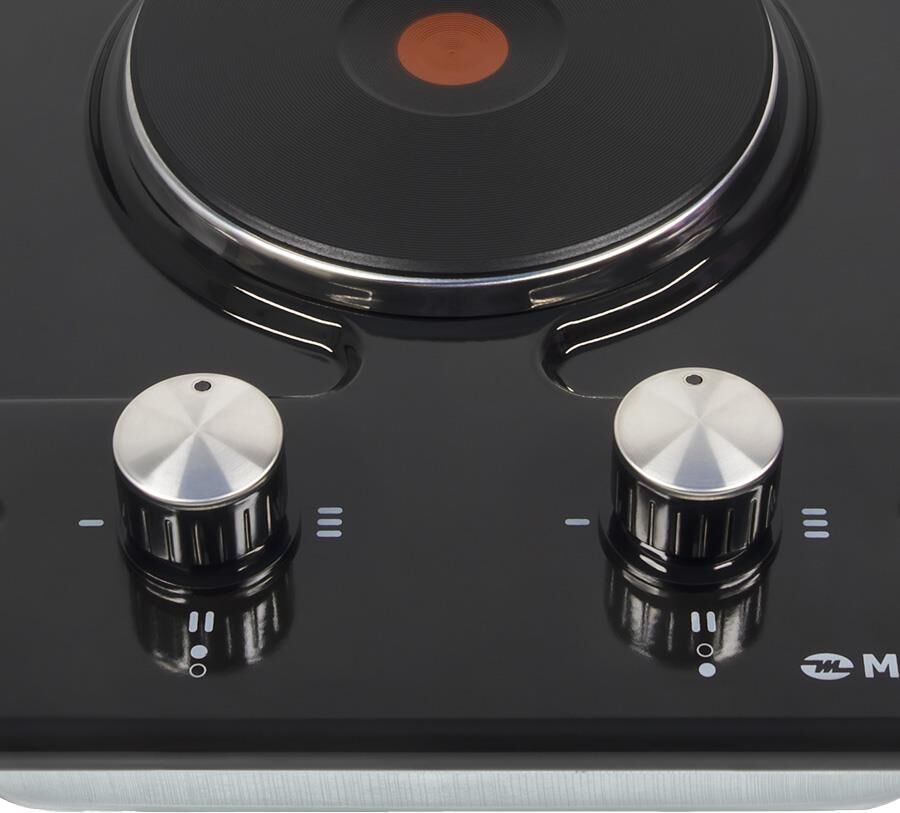 MAUNFELD Электрическая варочная поверхность EEHE.32.4B, конфорок: 2 шт., эмаль, независимая, черный — изображение 7