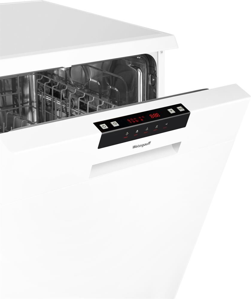 WEISSGAUFF Посудомоечная машина DW 6025, полноразмерная, напольная, 59.8см, загрузка 12 комплектов, — изображение 6