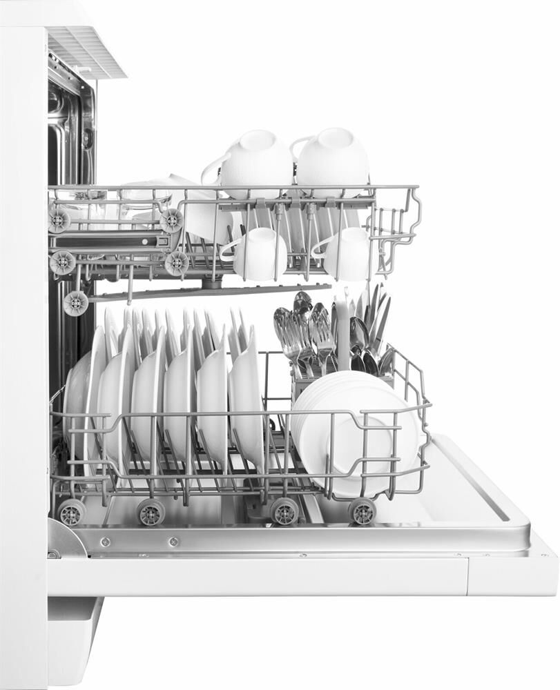 WEISSGAUFF Посудомоечная машина DW 6025, полноразмерная, напольная, 59.8см, загрузка 12 комплектов, — изображение 7