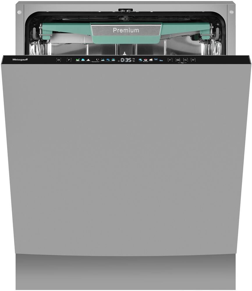 WEISSGAUFF Встраиваемая посудомоечная машина BDW 6140 Real Touch DC Inverter Timer Floor, полноразме — изображение 2