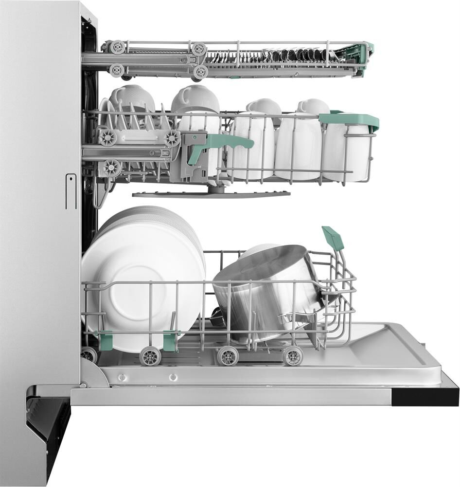 WEISSGAUFF Встраиваемая посудомоечная машина BDW 6140 Real Touch DC Inverter Timer Floor, полноразме — изображение 8