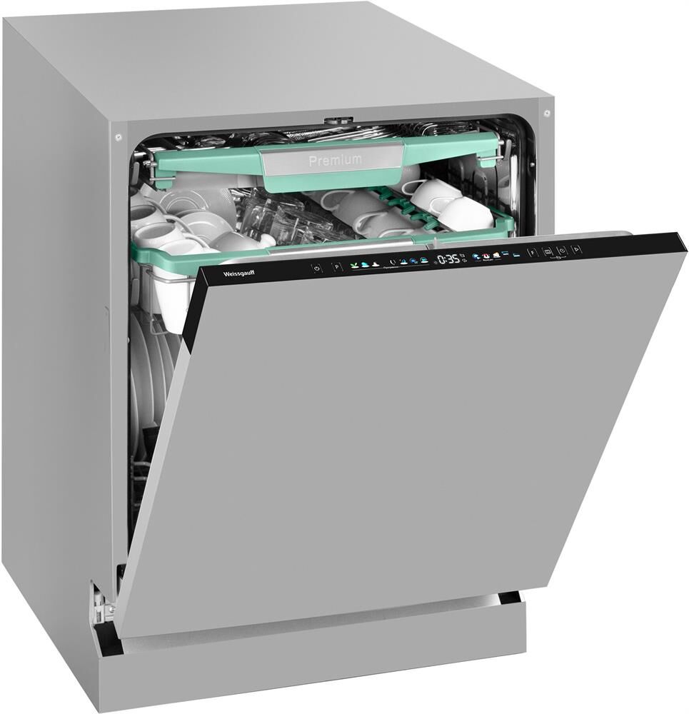 WEISSGAUFF Встраиваемая посудомоечная машина BDW 6140 Real Touch DC Inverter Timer Floor, полноразме — изображение 9