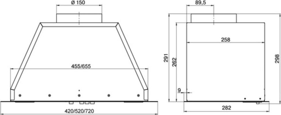 ELIKOR FLAT 42П-430-К3Д белый/хром врезной блок — изображение 9