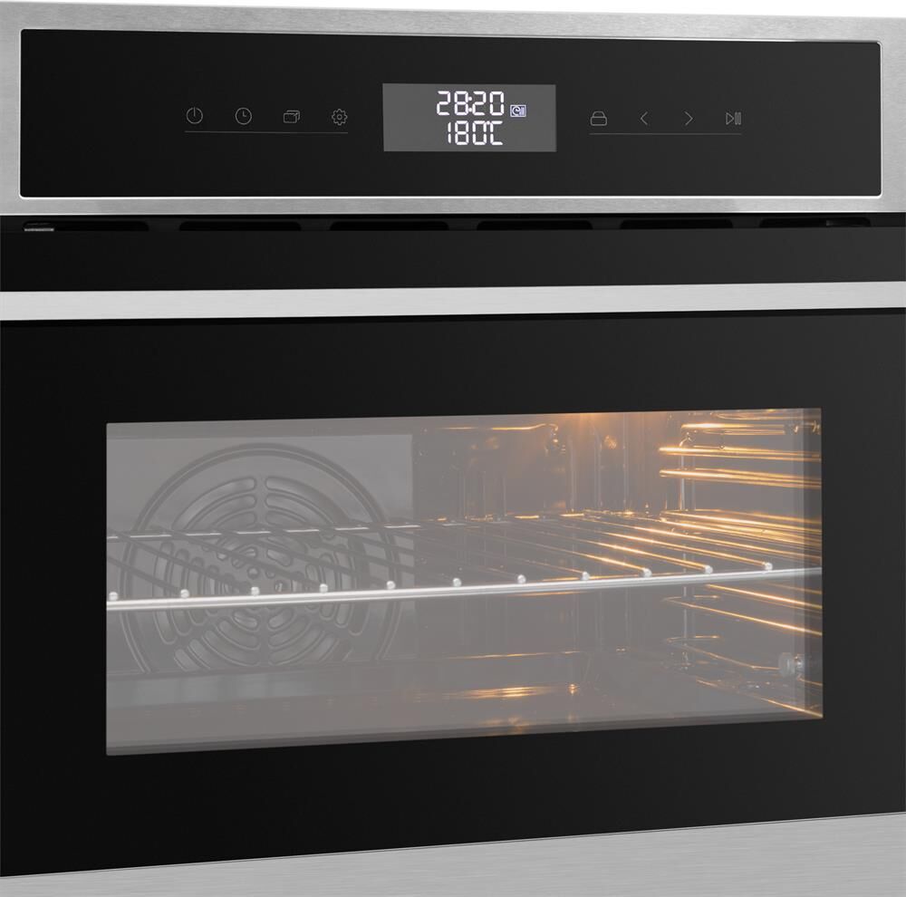 MAUNFELD Духовой шкаф электрический AMCO458S, 45л, 59.4 х 55 х 45.5 см, дверца с 3 стеклами, нержаве — изображение 4