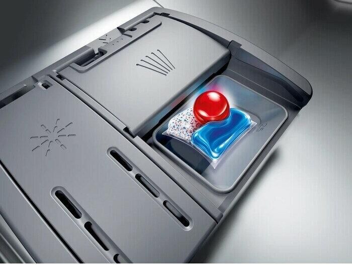 BOSCH Посудомоечная машина SPS4EMW24E, узкая, напольная, 45см, загрузка 10 комплектов, белая — изображение 7