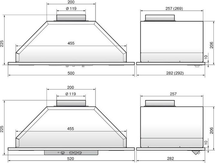 ELIKOR Врезной блок 52Н-400-П3Д нерж — изображение 2