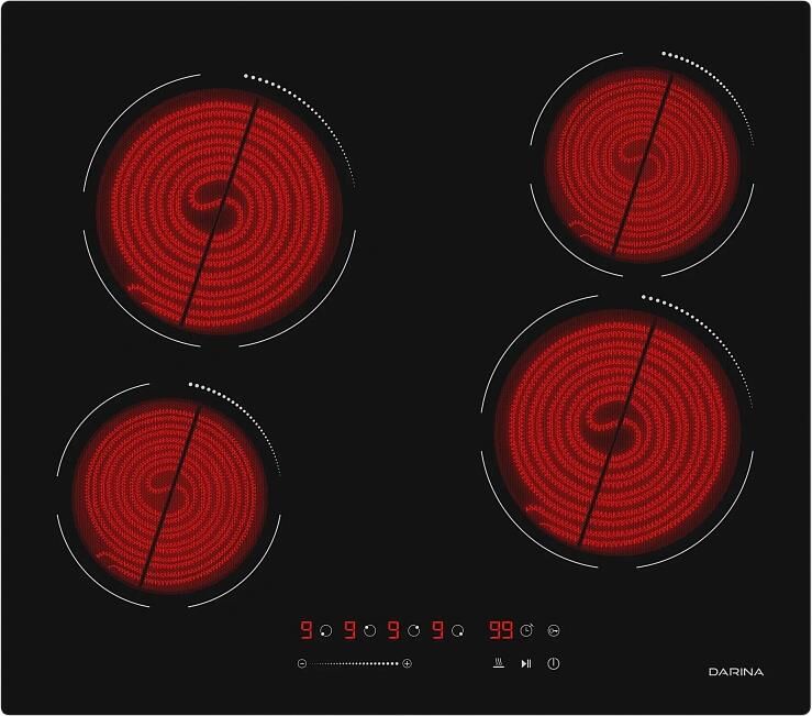 DARINA Индукционная варочная панель 6P E323 B — изображение 2