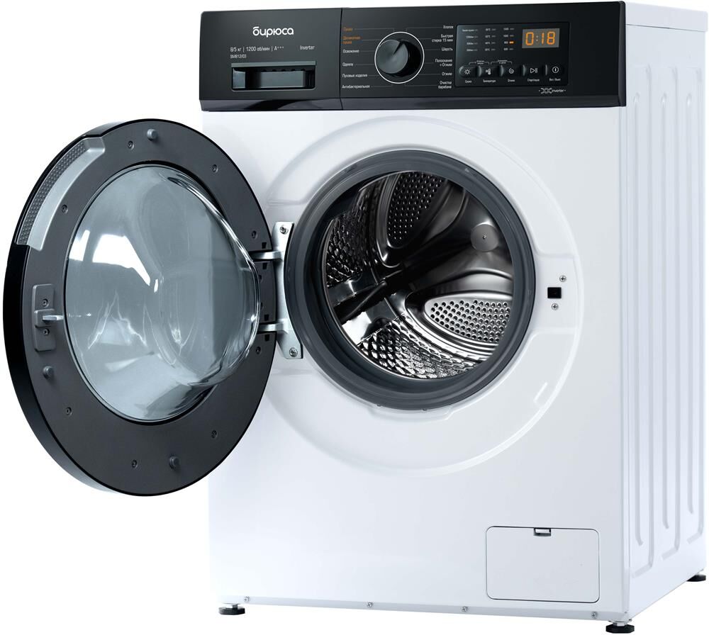 БИРЮСА WMD-SM812/03 (с сушкой) белый — изображение 8