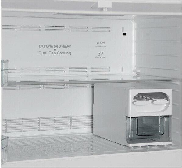 HITACHI Холодильник двухкамерный R-W660PUC7 GBE Side by Side, инверторный бежевый — изображение 3
