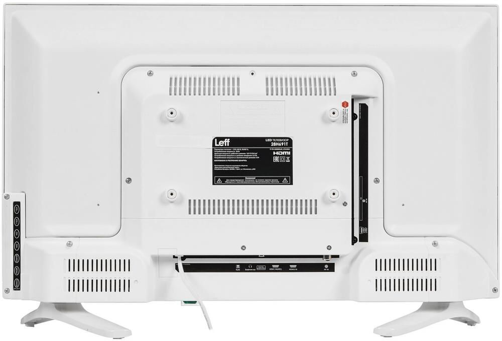 LEFF 28H691T HD SMART TV Салют белый — изображение 7