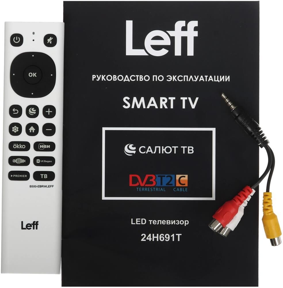 LEFF 24H691T HD SMART TV Салют — изображение 3