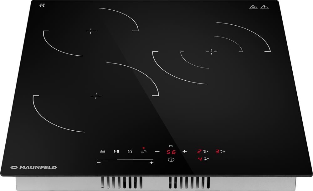 MAUNFELD Электрическая варочная поверхность CVCE453SDBK, конфорок: 3 шт., стеклокерамика, независима — изображение 2