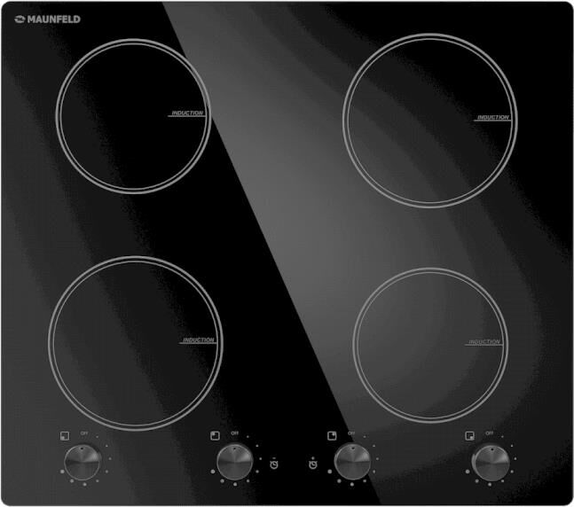 MAUNFELD Индукционная варочная поверхность CVI594MBK2, конфорок: 4 шт., стеклокерамика, независимая, — изображение 7