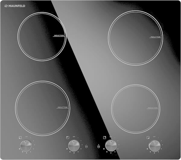 MAUNFELD Индукционная варочная поверхность CVI594MBK2, конфорок: 4 шт., стеклокерамика, независимая, — изображение 9