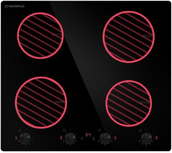MAUNFELD Индукционная варочная поверхность CVI594MBK2, конфорок: 4 шт., стеклокерамика, независимая, — изображение 10