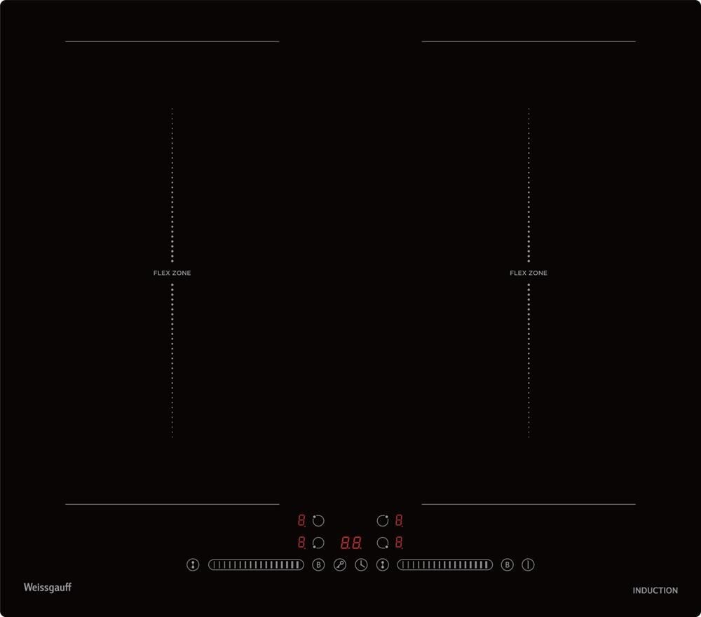 WEISSGAUFF Индукционная варочная поверхность HI 642 BSCM, конфорок: 4 шт., стеклокерамика, независим — изображение 2