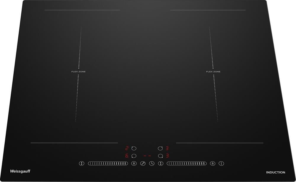WEISSGAUFF Индукционная варочная поверхность HI 642 BSCM, конфорок: 4 шт., стеклокерамика, независим — изображение 3