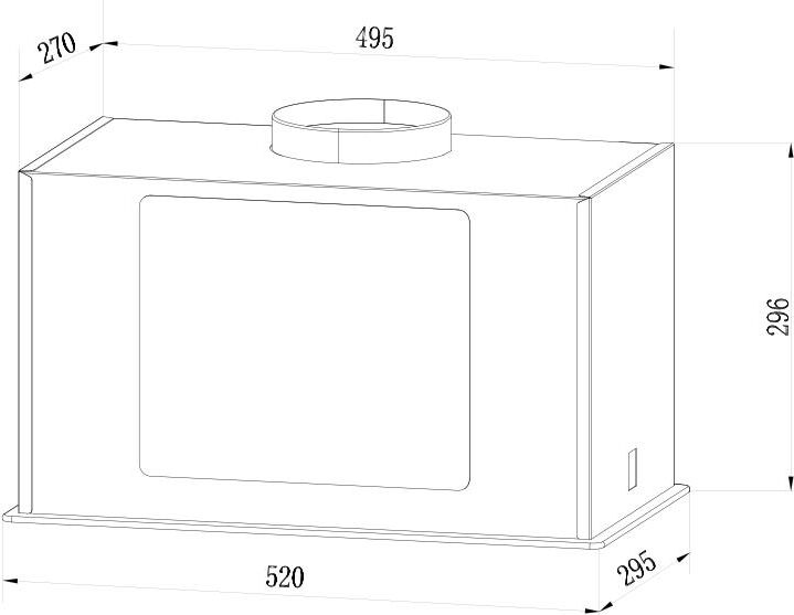 WEISSGAUFF Вытяжка встраиваемая Quadra 606 Black черный управление: сенсорное (1 мотор) — изображение 8