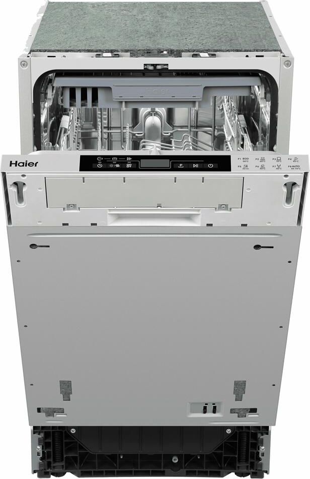 HAIER Встраиваемая посудомоечная машина HDWE11-194RU, узкая, ширина 44.8см, полновстраиваемая, загру — изображение 7