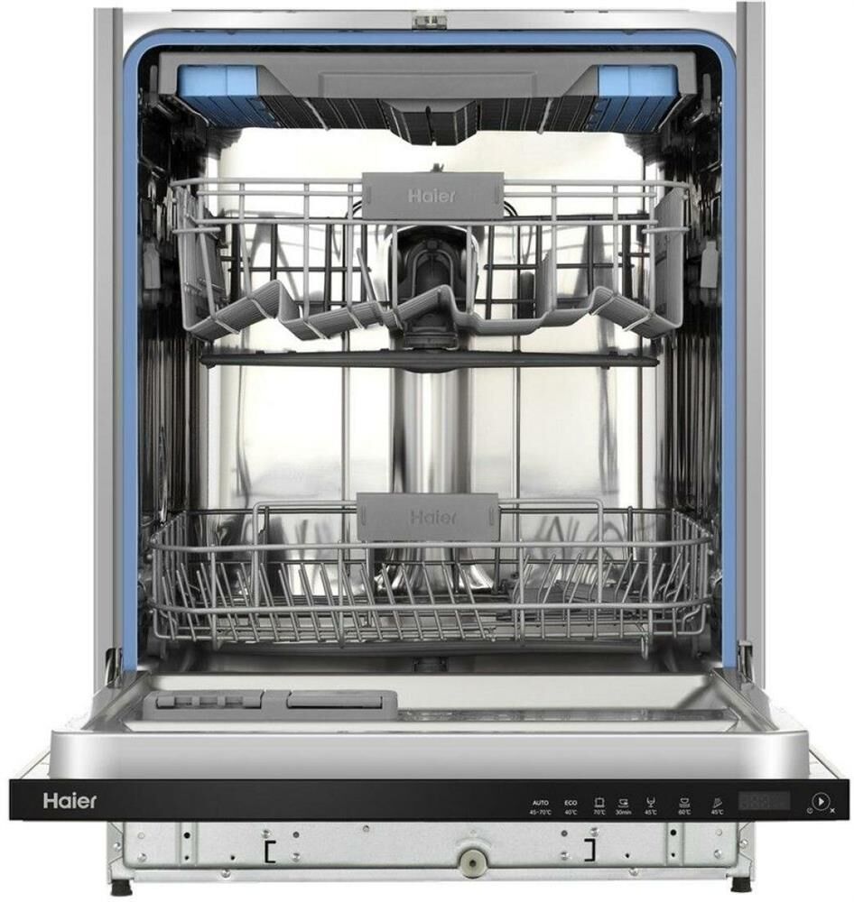 HAIER Встраиваемая посудомоечная машина HDWE14-094RU, полноразмерная, ширина 59.8см, полновстраиваем — изображение 2