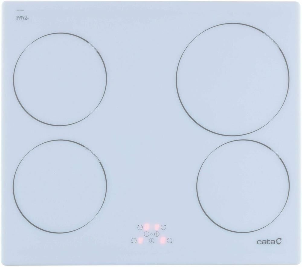 CATA Индукционная варочная поверхность IB 604 WH, конфорок: 4 шт., стеклокерамика, независимая, белы — изображение 3