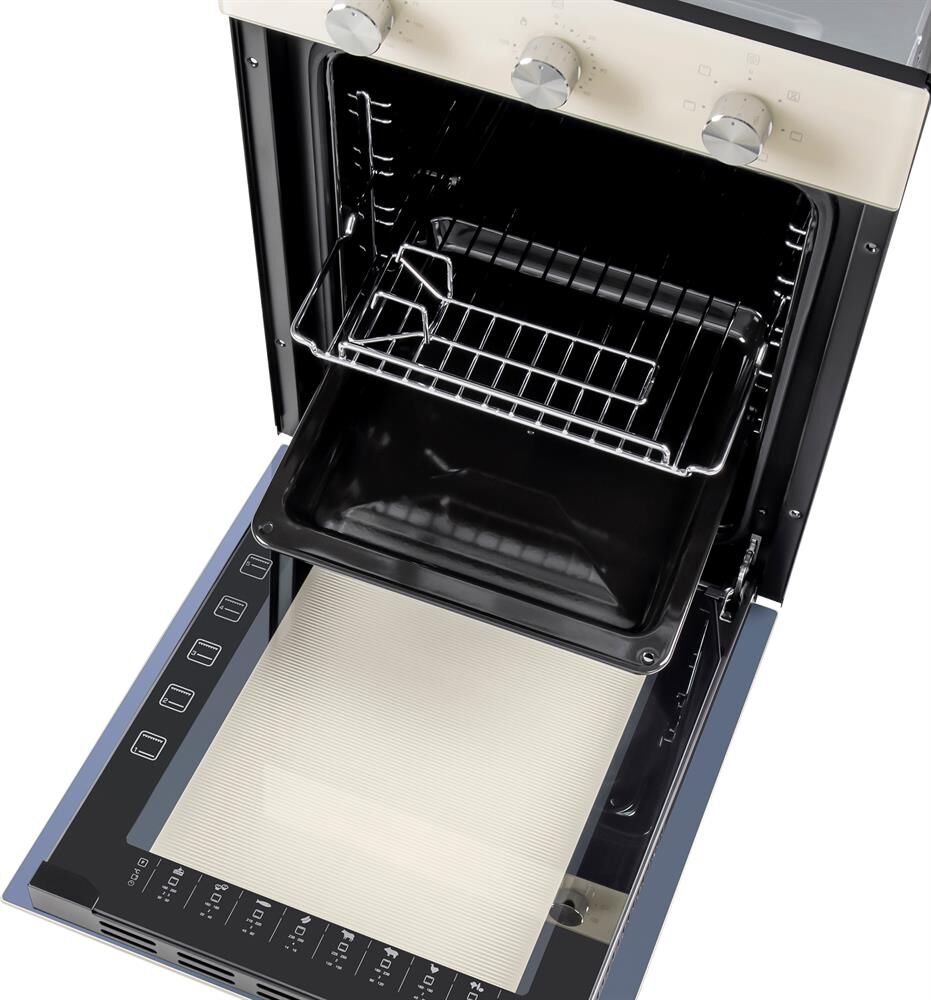 MAUNFELD Духовой шкаф электрический EOEC516BG, бежевый — изображение 4