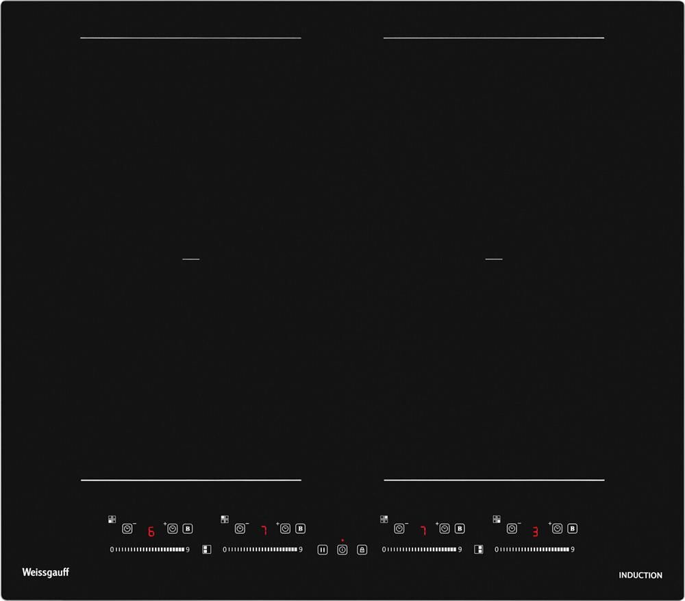 WEISSGAUFF Индукционная варочная поверхность HI 644 Flex, конфорок: 4 шт., стеклокерамика, независим — изображение 2