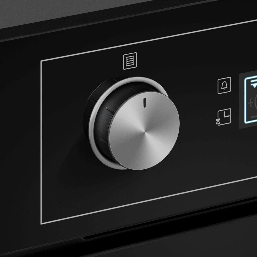 MAUNFELD Духовой шкаф электрический AEOH6062B, 60л, 59 х 52.5 х 59.5 см, дверца с 3 стеклами, черный — изображение 8