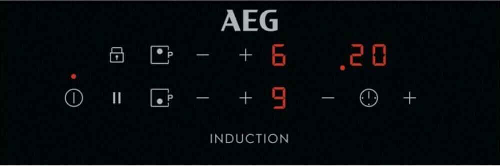 AEG Индукционная варочная поверхность IKB32300CB, конфорок: 2 шт., стеклокерамика, независимая, черн — изображение 2