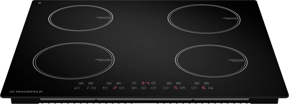 MAUNFELD Индукционная варочная поверхность CVI594BK, конфорок: 4 шт., стеклокерамика, независимая, ч — изображение 2