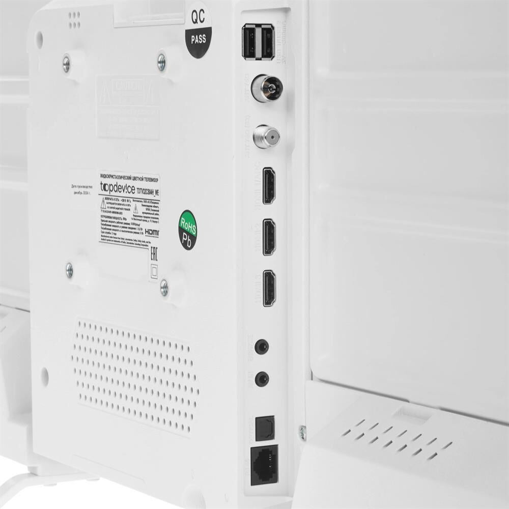 TOPDEVICE TDTV32CS04H HD SMART TV белый — изображение 9
