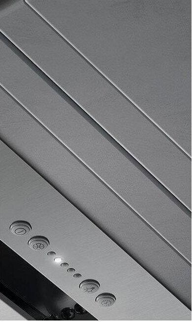 ELICA Встраиваемая вытяжка Hidden 2.0 IXGL/A/52, управление кнопочное, нержавеющая сталь/стекло бело — изображение 3