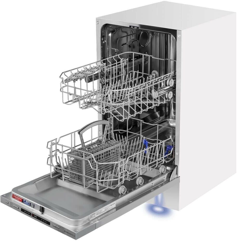 MAUNFELD Встраиваемая посудомоечная машина MLP45120 Light Beam, узкая, ширина 44.8см, полновстраивае — изображение 4