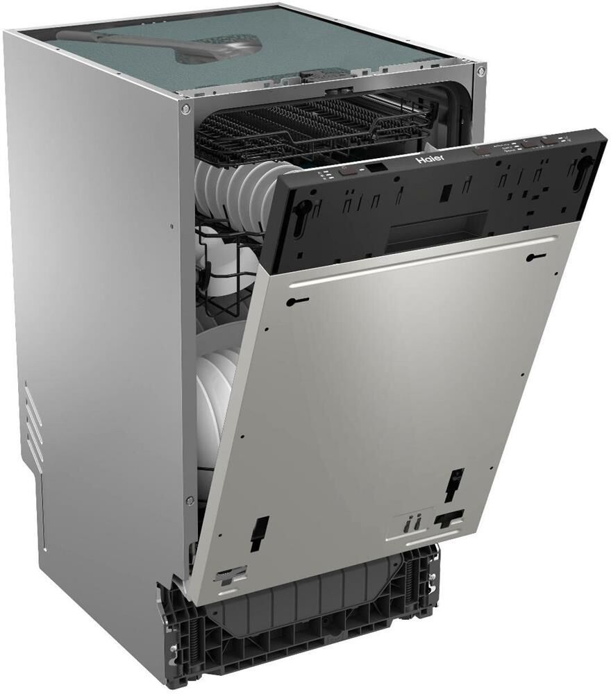 HAIER Встраиваемая посудомоечная машина HDWE10-394RU, узкая, ширина 44.8см, полновстраиваемая, загру — изображение 4