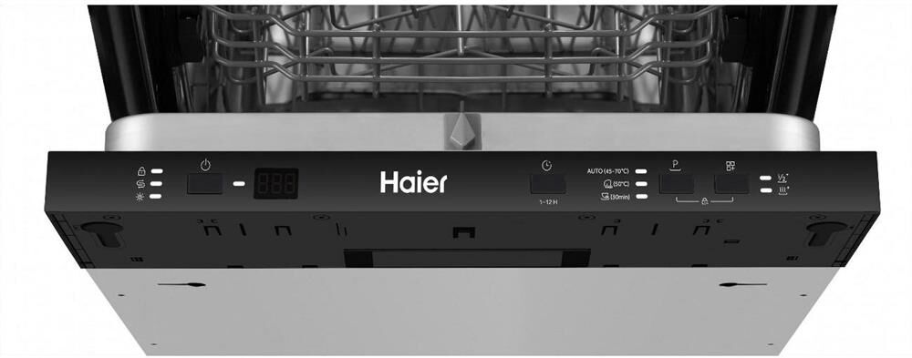 HAIER Встраиваемая посудомоечная машина HDWE10-394RU, узкая, ширина 44.8см, полновстраиваемая, загру — изображение 6
